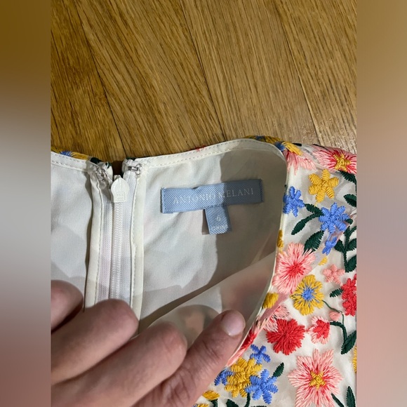 Antonio Melani x The Nat Note Clementina Embroidered Floral Mini dress size 6 - Picture 4 of 11